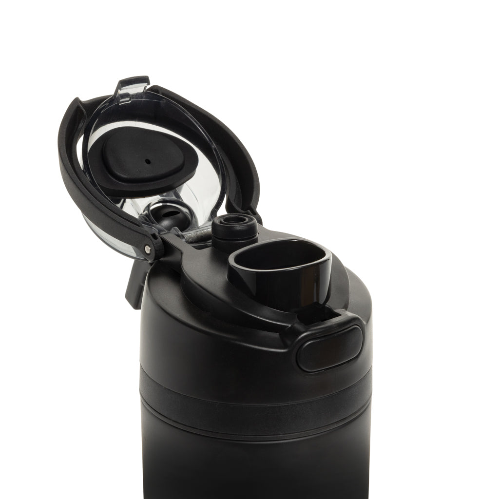 Omni Sip verschließbare Flasche aus RCS-reSteel, 720ml – schwarz