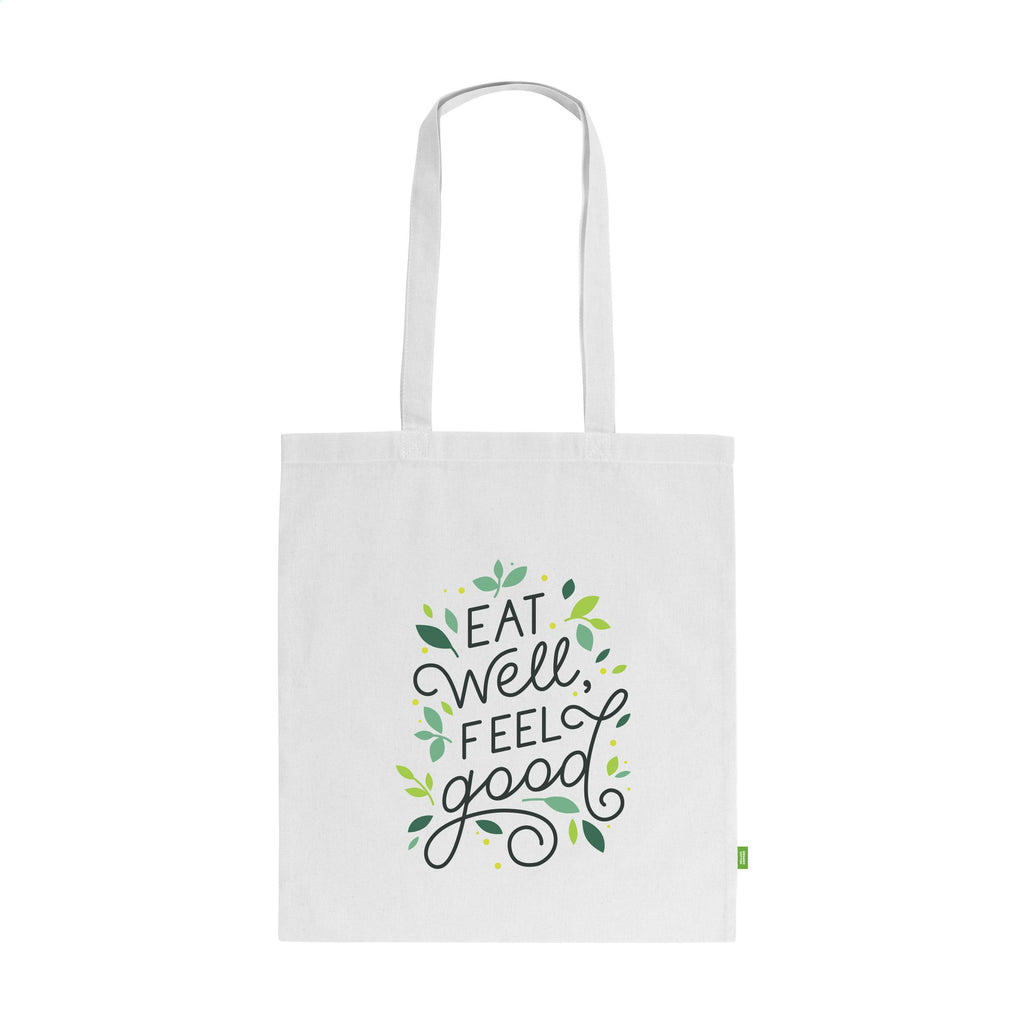 Werbegeschenk - Umweltfreundliche Tasche als B2B Give Away - Organic Shopper in weiß