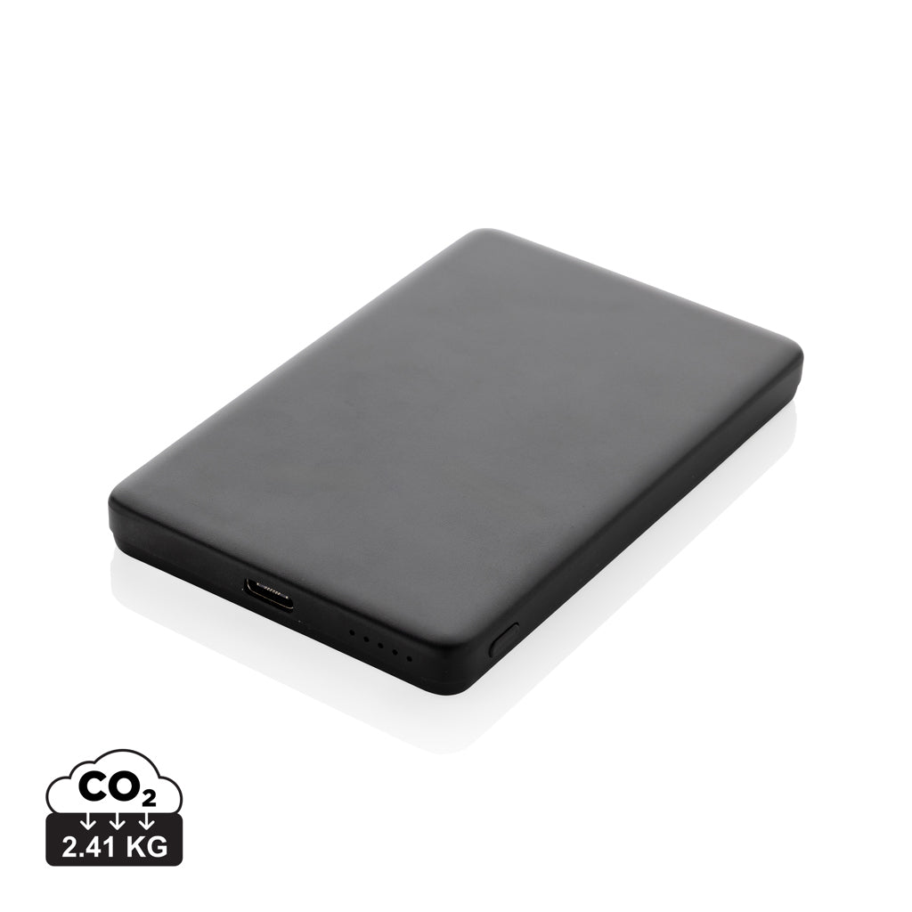 Orion 5.000mAh 5W magnetische Powerbank aus RCS rec. Alu – schwarz