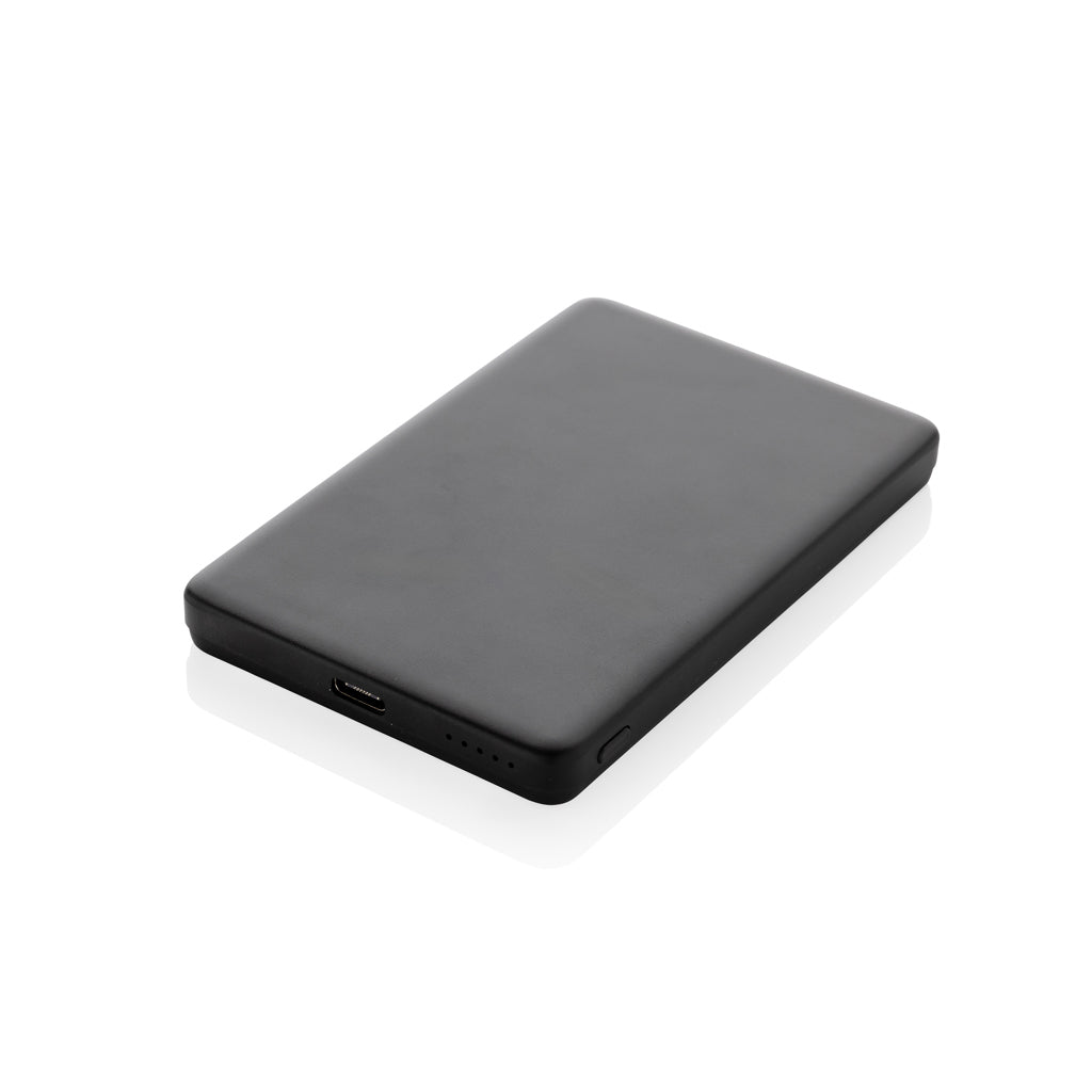Orion 5.000mAh 5W magnetische Powerbank aus RCS rec. Alu – schwarz
