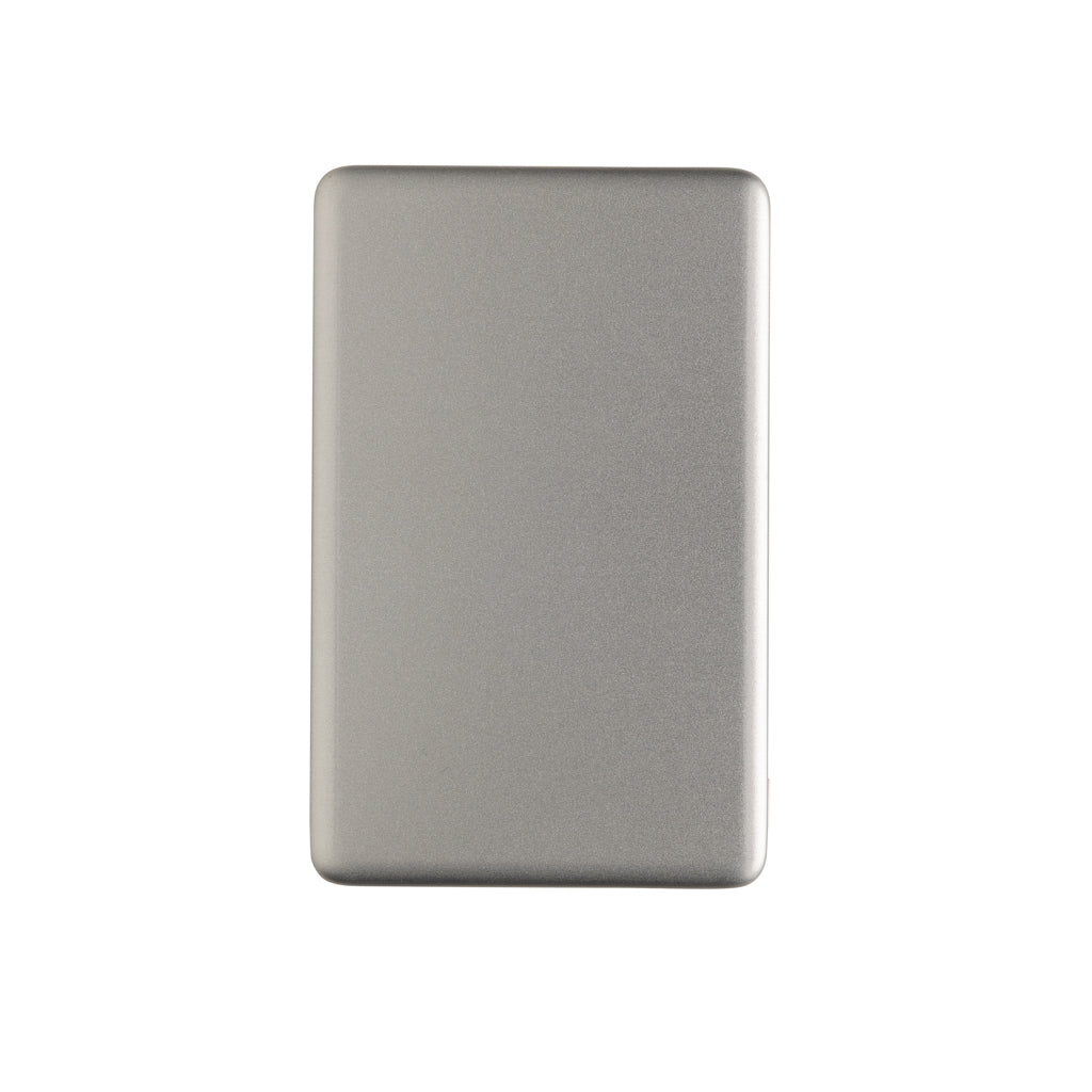 Orion 5.000mAh 5W magnetische Powerbank aus RCS rec. Alu – silber