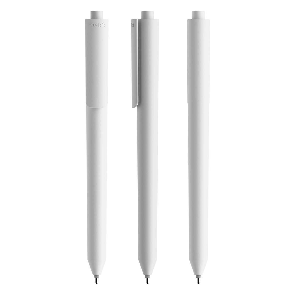Pigra P03 Druckkugelschreiber matt – Weiß M105