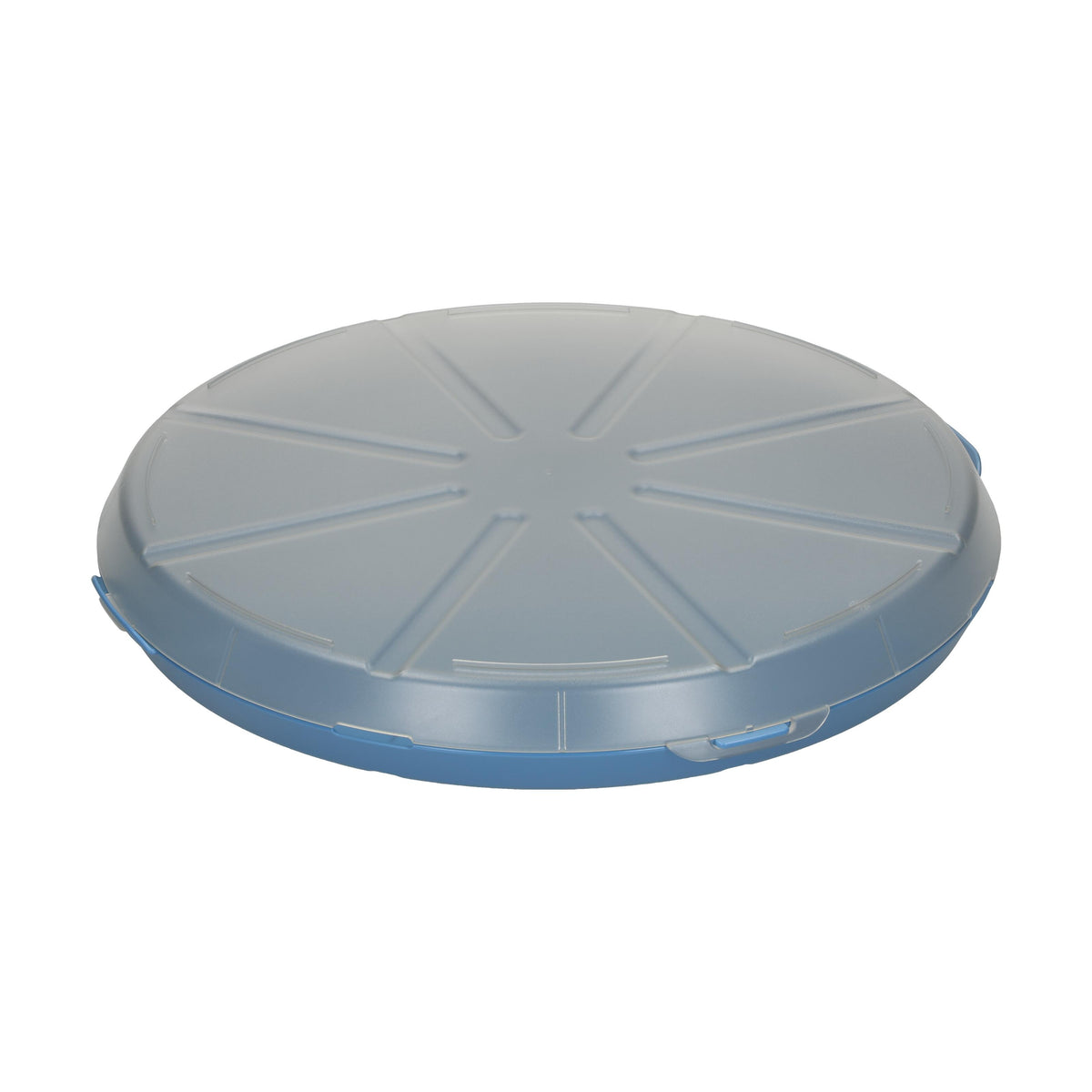 Pizzabox „ToGo“ – Behagliches blau / Transparent