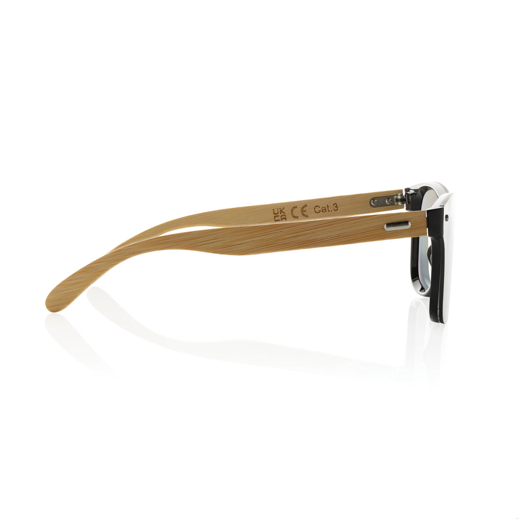 Prism Sonnenbrille aus RCS rec. Kunststoff mit Bambusbügeln