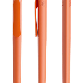 prodir DS8 True Biotic Kugelschreiber in orange mit orangenem Druckknopf