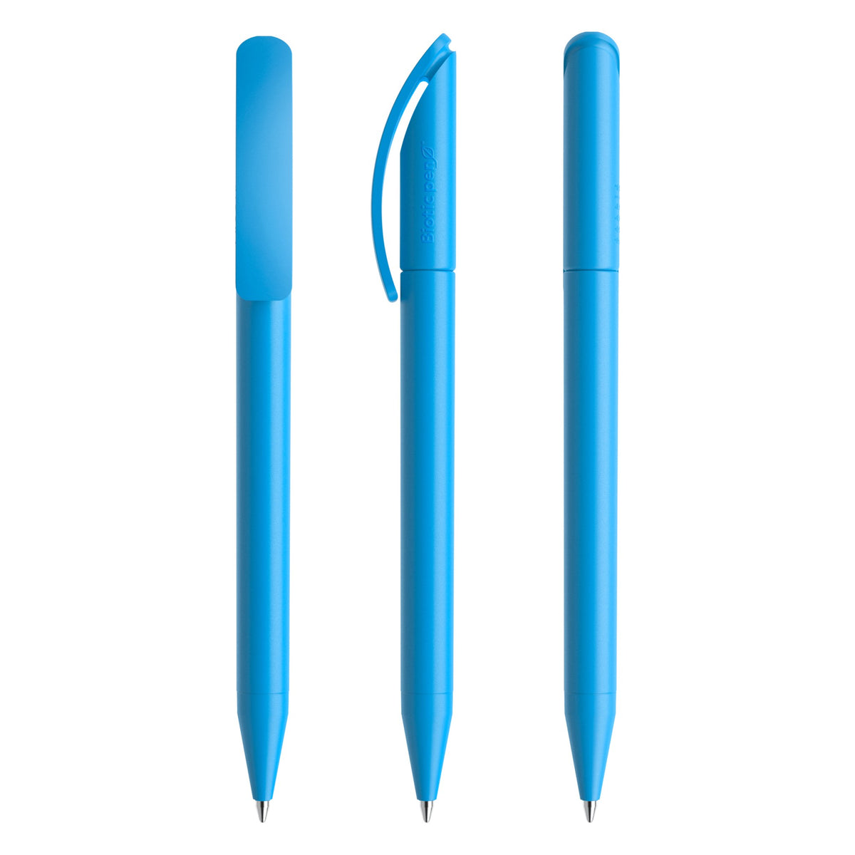 prodir DS3 Biotic Pen Drehkugelschreiber aus PLA – Flussblau B60