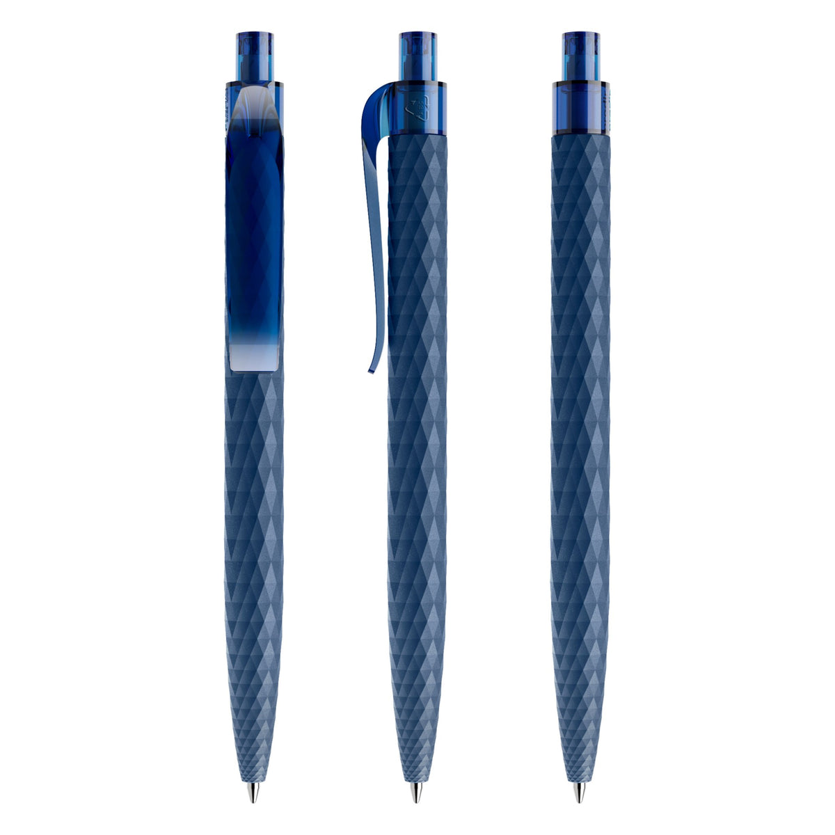 prodir QS01 Druckkugelschreiber matt mit Kunststoffclip – Sodalithblau M62