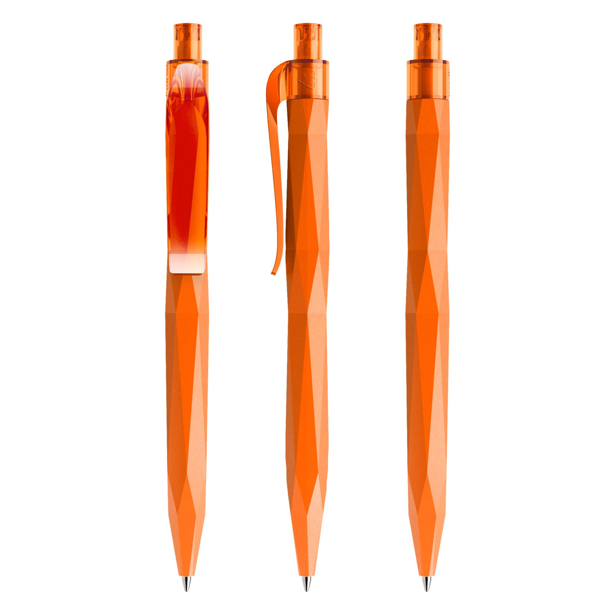 prodir QS20 Druckkugelschreiber facettiert matt – Orange M10