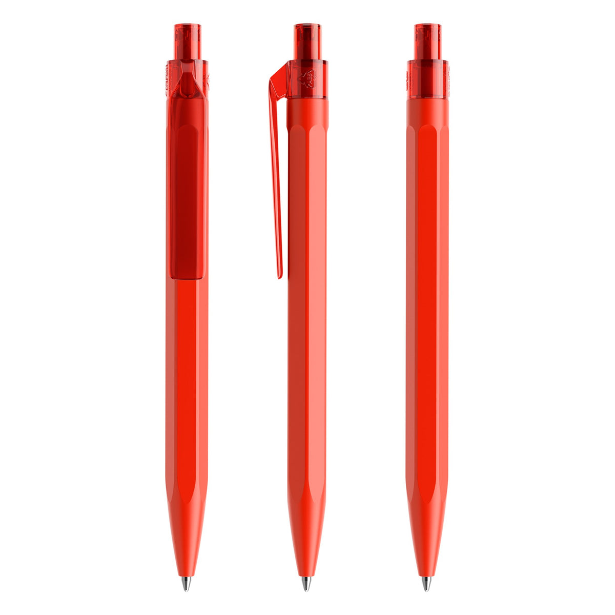 prodir QS50 Druckkugelschreiber sechseckig matt – Rot M20