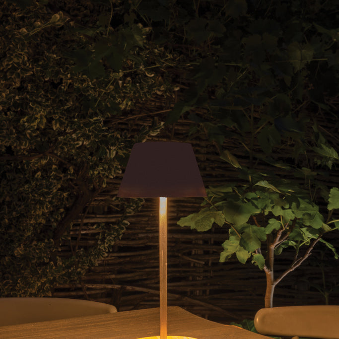 Pure Glow USB-Tischleuchte aus RCS recyceltem Kunststoff