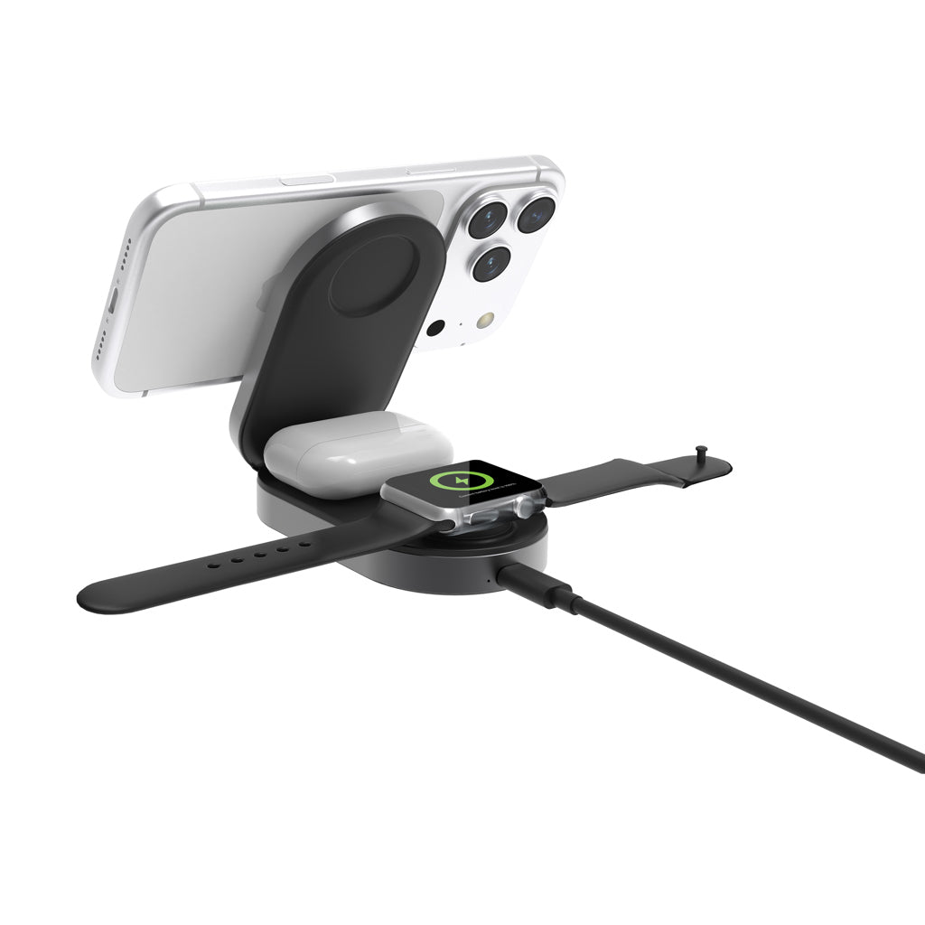 Quantum Ultra-Fast 3-in-1 25W faltbarer Wireless Charger