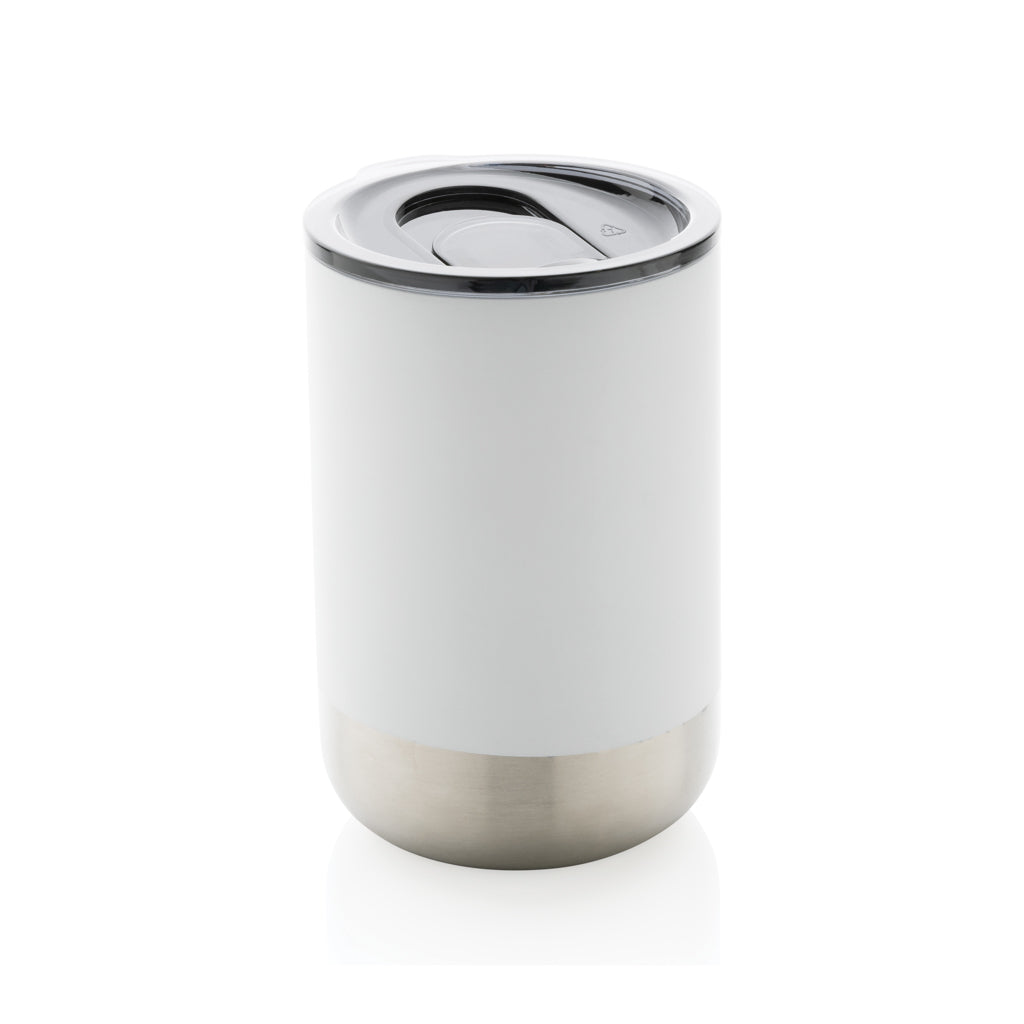 RCS recycelter Stainless Steel Becher – weiß