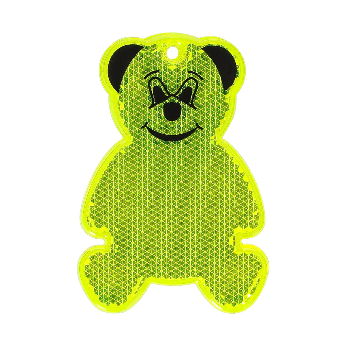 Reflektor „Bär“ – Transparent gelb