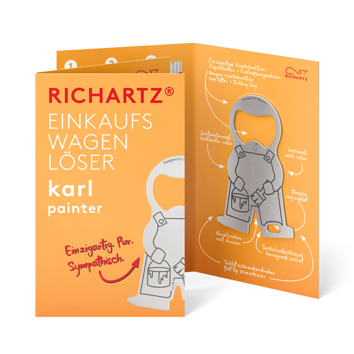 RICHARTZ Einkaufswagenlöser karl painter für Maler – Verpackung