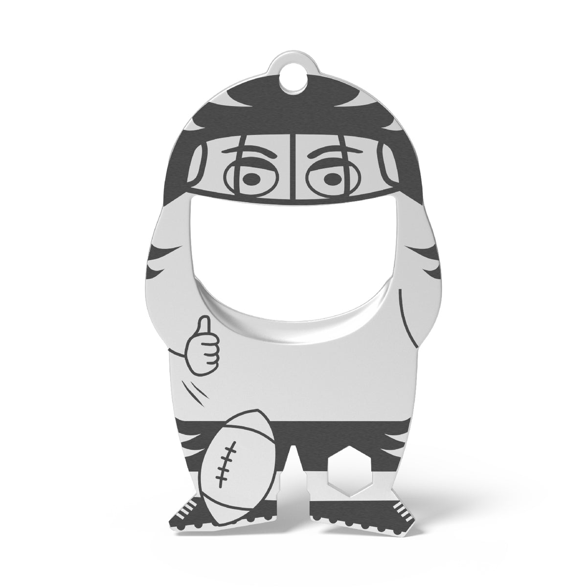 RICHARTZ Flaschenöffner fred football für American Football – Vorderseite