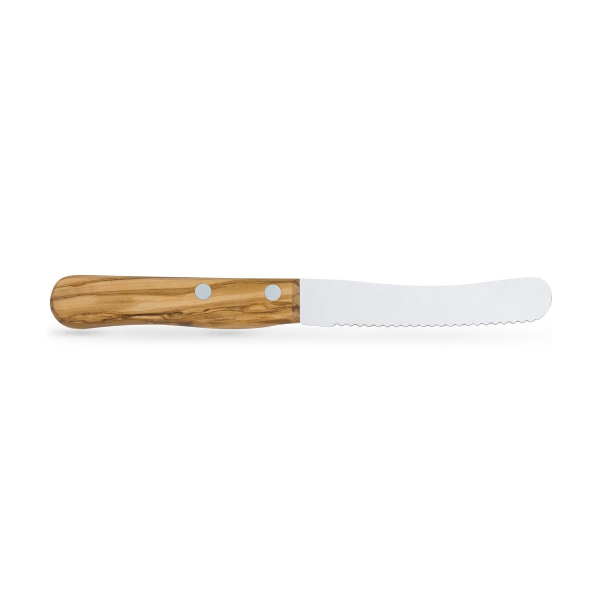 RICHARTZ FRÜHSTÜCK olive Messer mit Olivenholzgriff – Vorderseite