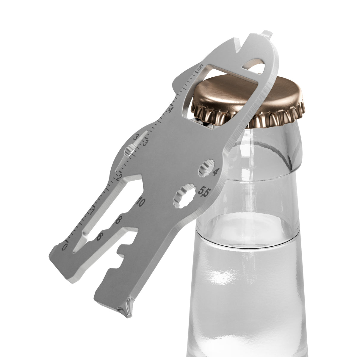 RICHARTZ KEY TOOL bob Multitool Figur mit Bauhelm – Flaschenöffner