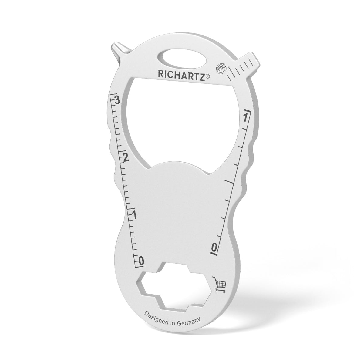 RICHARTZ KEY TOOL compact shop Einkaufswagenlöser Anhänger – Ansicht schräg