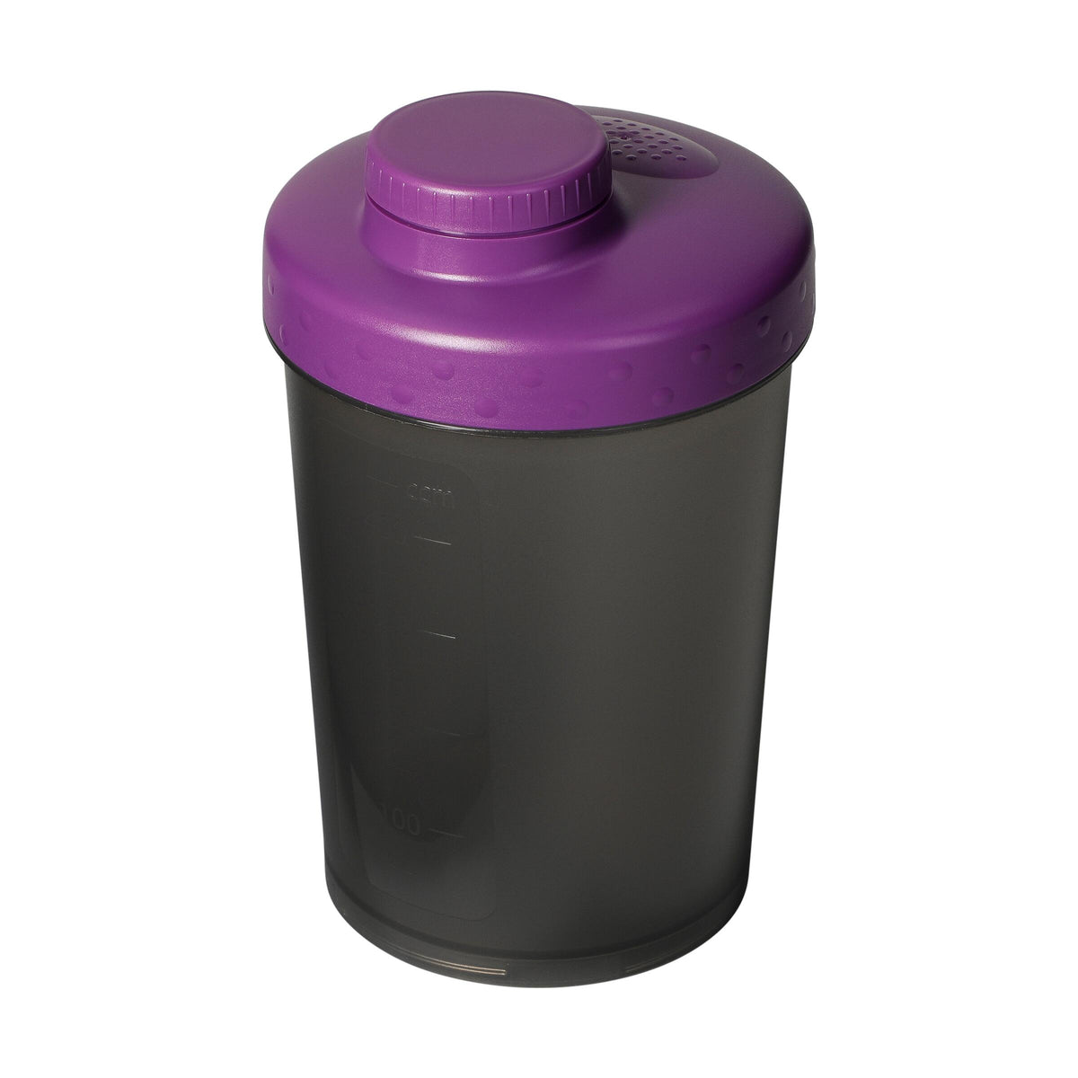 Shaker „Energy“, 0,40 l – Transparent grau / Brombeere