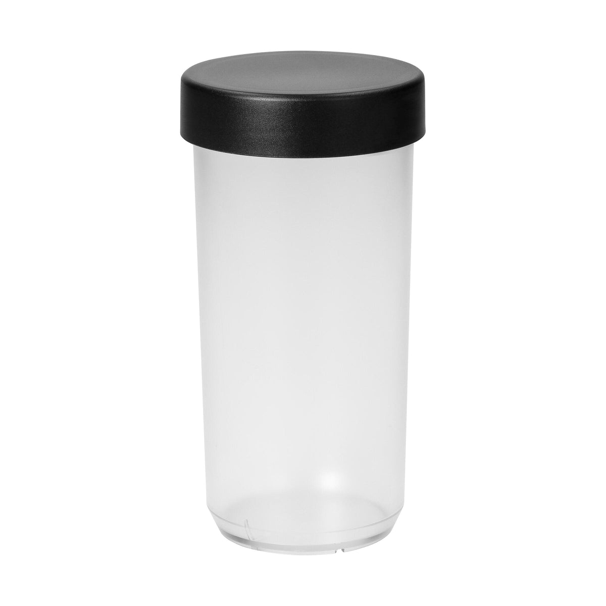 Shakerbecher „NutriGo“ – Transluzent / Schwarz