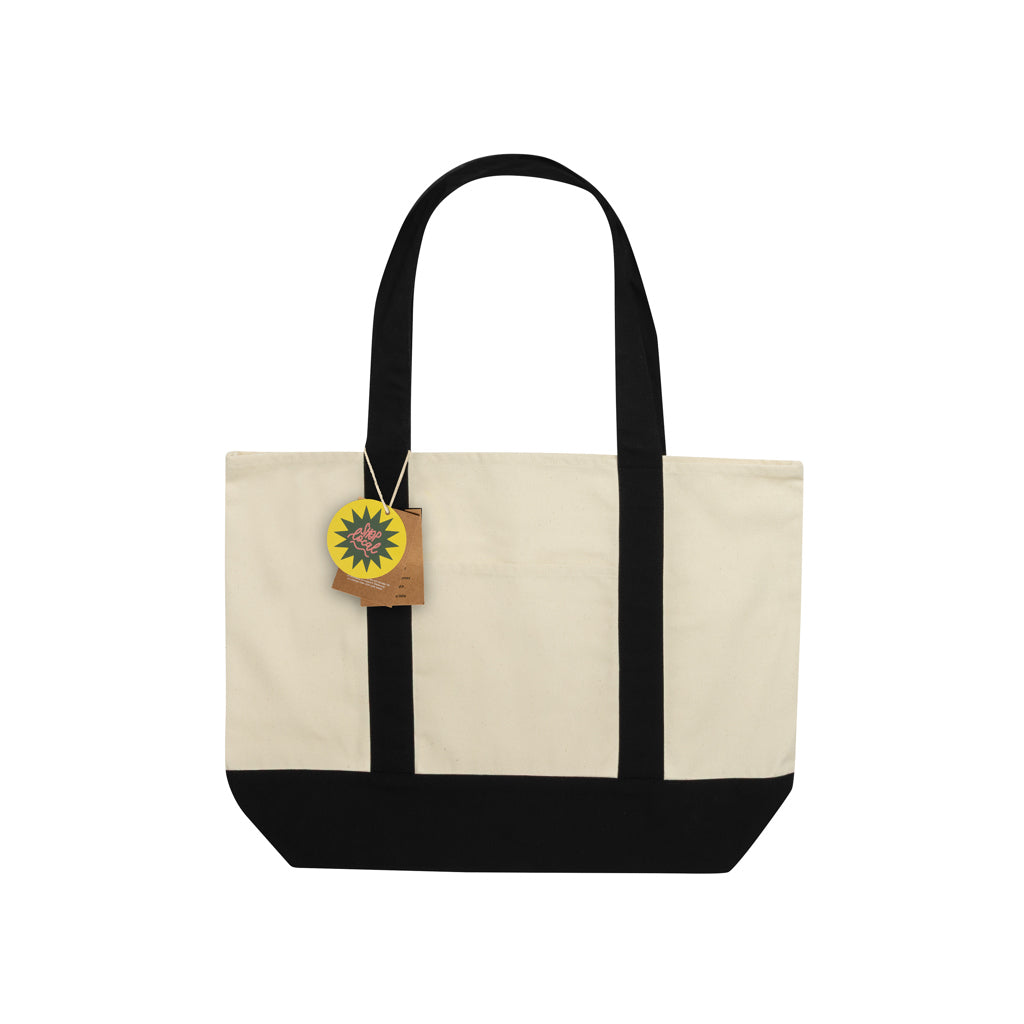 SHOP LOCAL AWARE™ Tasche aus recycelter Baumwolle, 350g/m² – schwarz