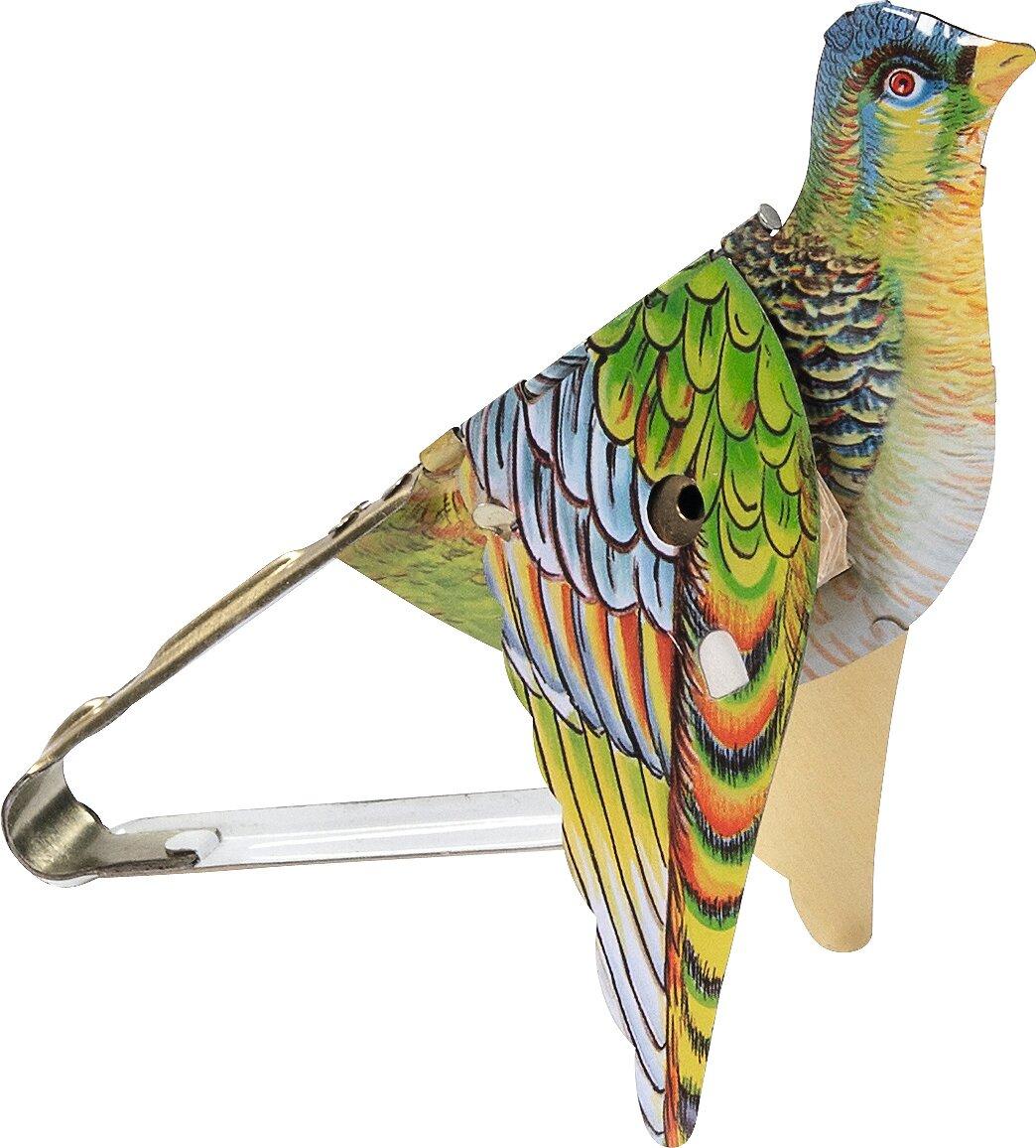 Singender Paradiesvogel aus Metall, 6er Set von goki – weitere Ansicht
