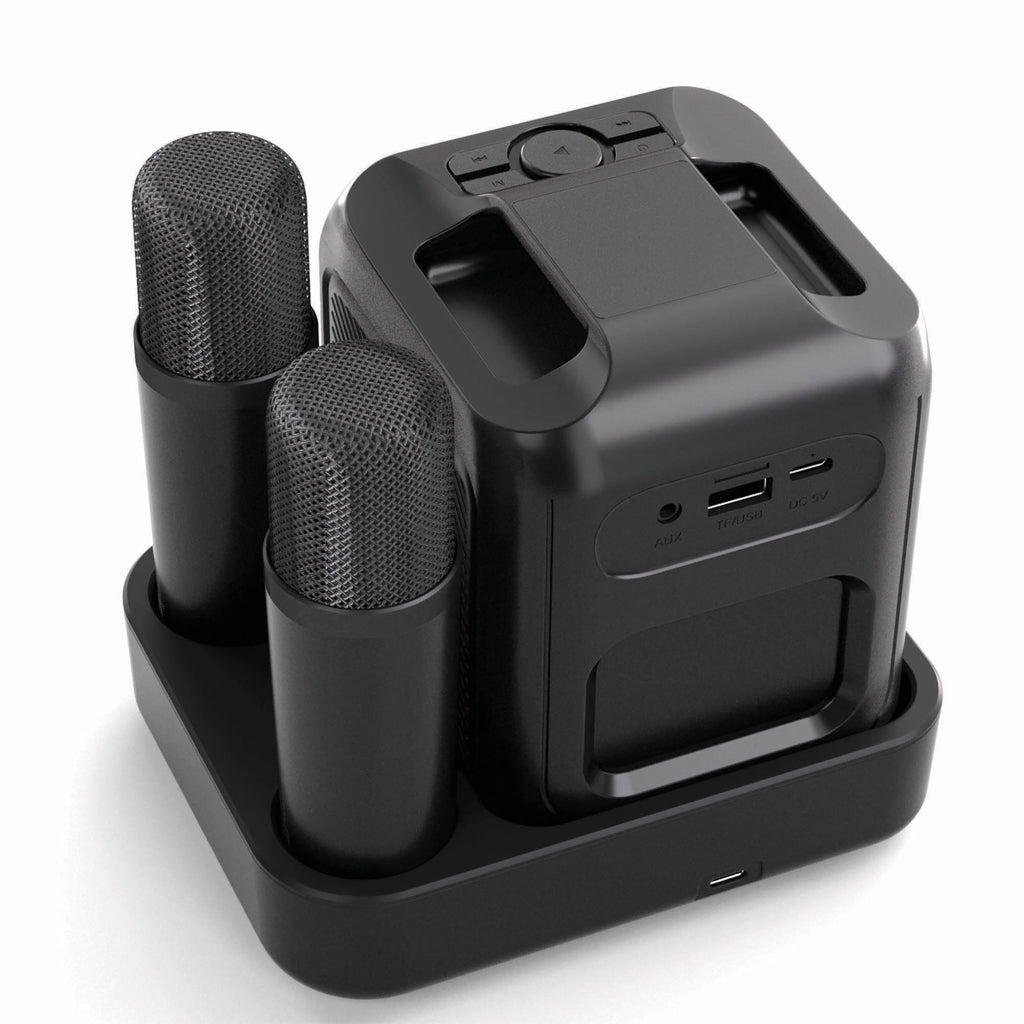 Singvibe Karaoke-Set mit Doppelmikrofon aus RCS rec. ABS