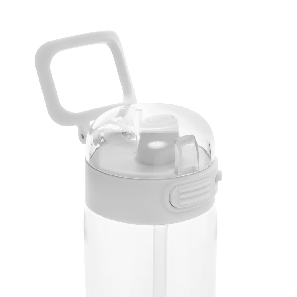 Sip'nLock RCS rPET auslaufsichere Sport-Trinkflasche 800ml – weiß