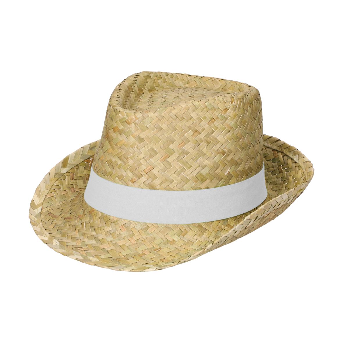 Sommerhut „Kuba“ – Natur / Weiß