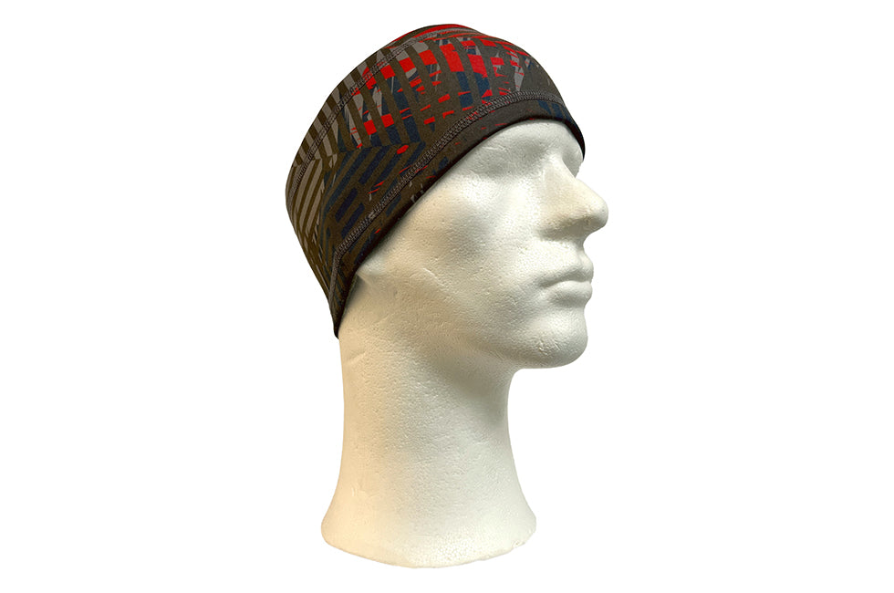 Stirnband mit vollflächigem Fotodruck, wahlweise mit Fleece – mit Fleece