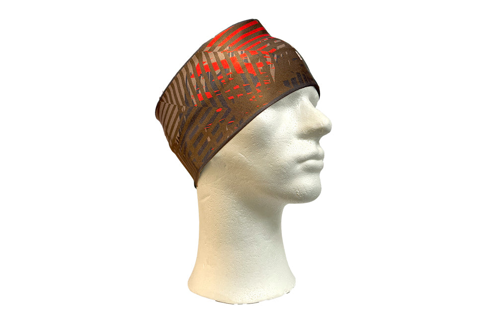 Stirnband mit vollflächigem Fotodruck, wahlweise mit Fleece – ohne Fleece