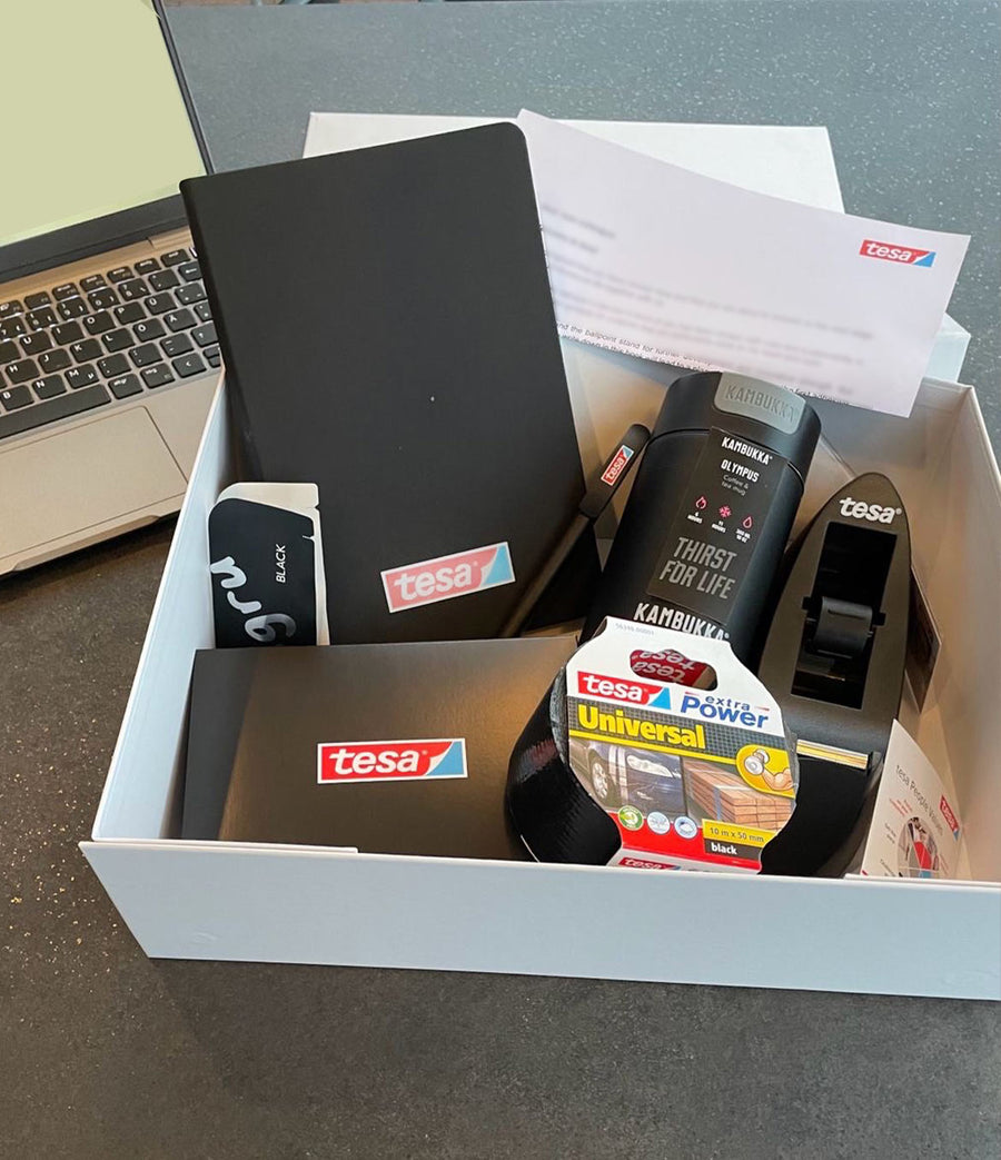 Geschenkboxen für Firmen mit Logo bedrucken