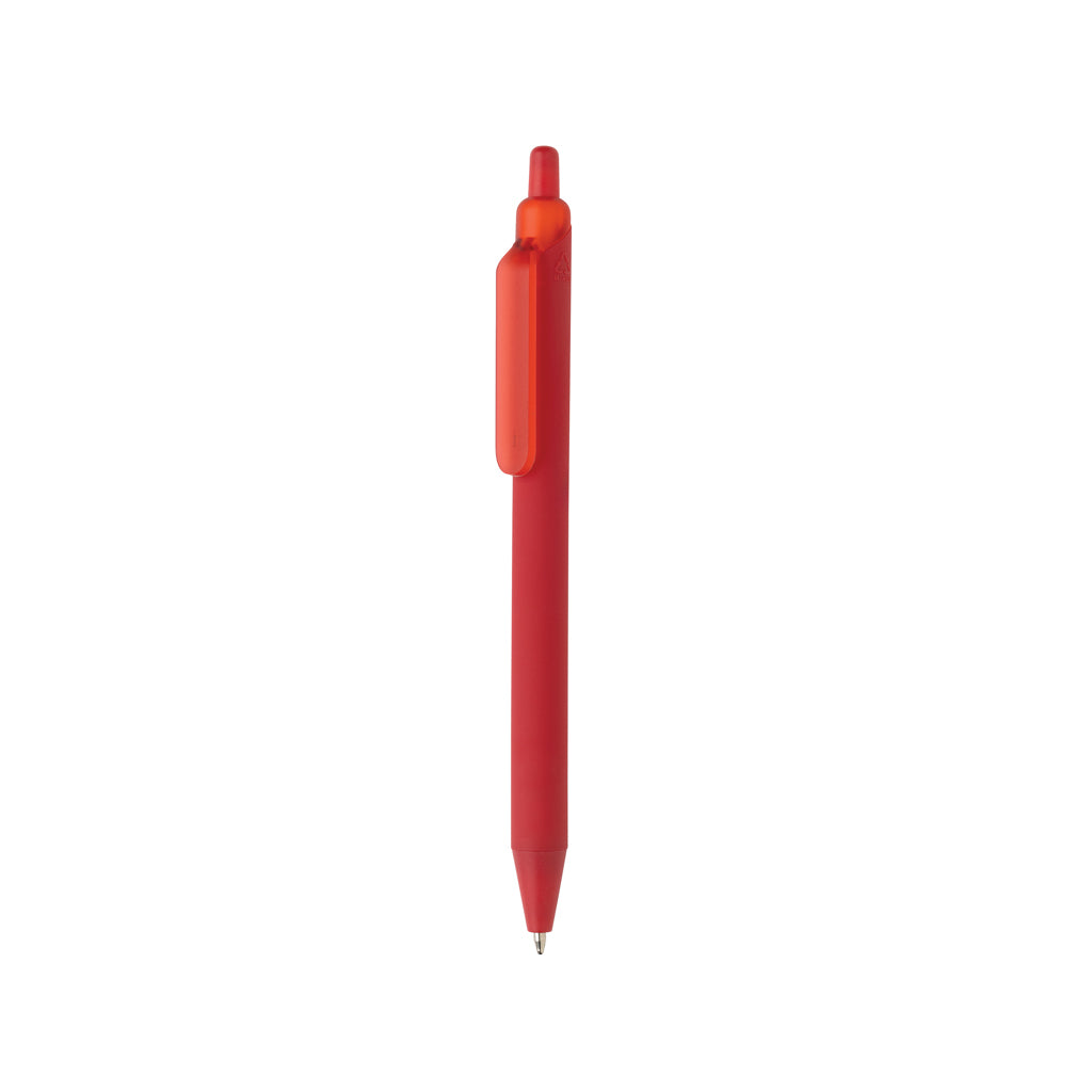 Tide Smooth Touch Stift aus GRS zertifiziert recyceltem ABS – rot
