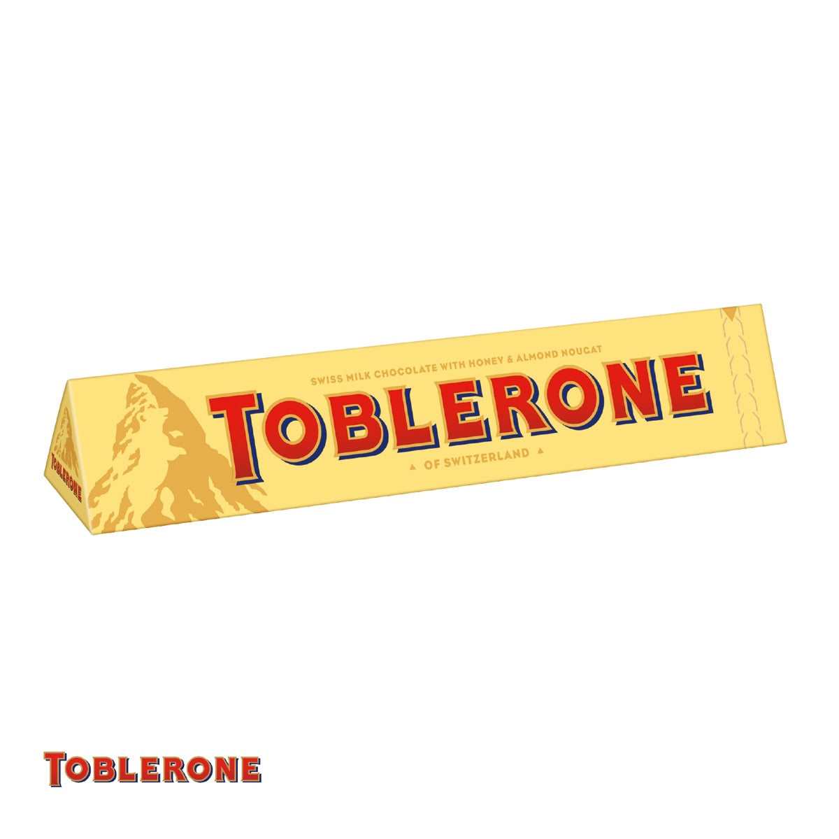 Werbeschuber mit großem Toblerone Riegel als Füllung