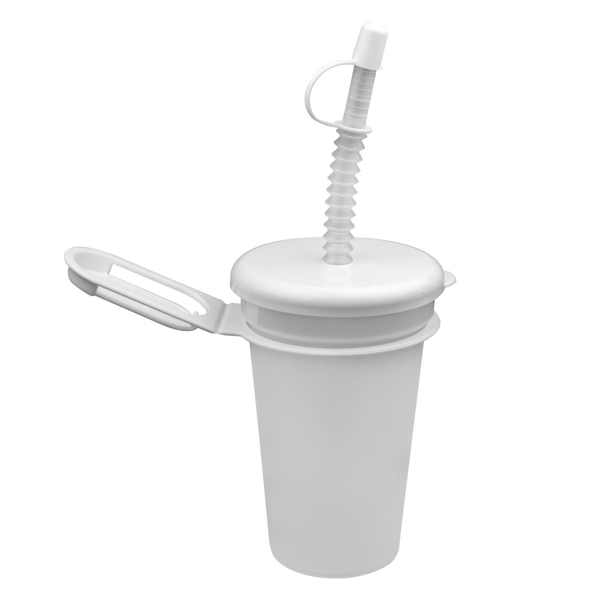 Trinkbecher „Take Away“ 0,4 l – Transparent milchig