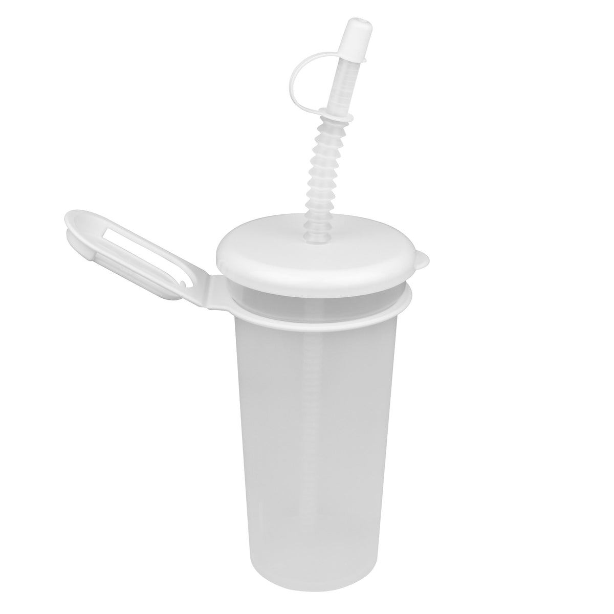 Trinkbecher „Take Away“ 0,5 l – Transparent milchig