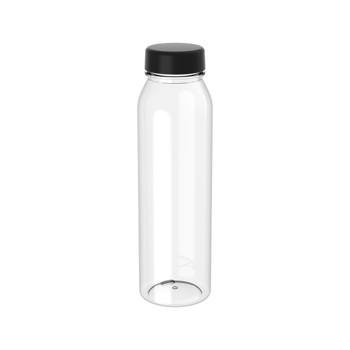 Trinkflasche Active „Refresh“, 650 ml – Transparent / Schwarz
