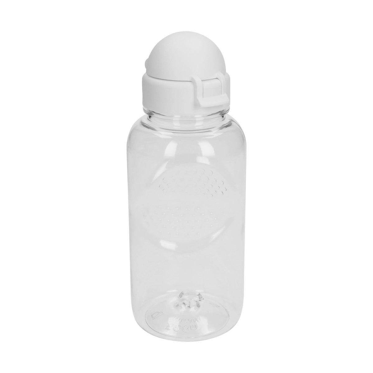 Trinkflasche Carve „Junior“, 500 ml – Transparent / Weiß