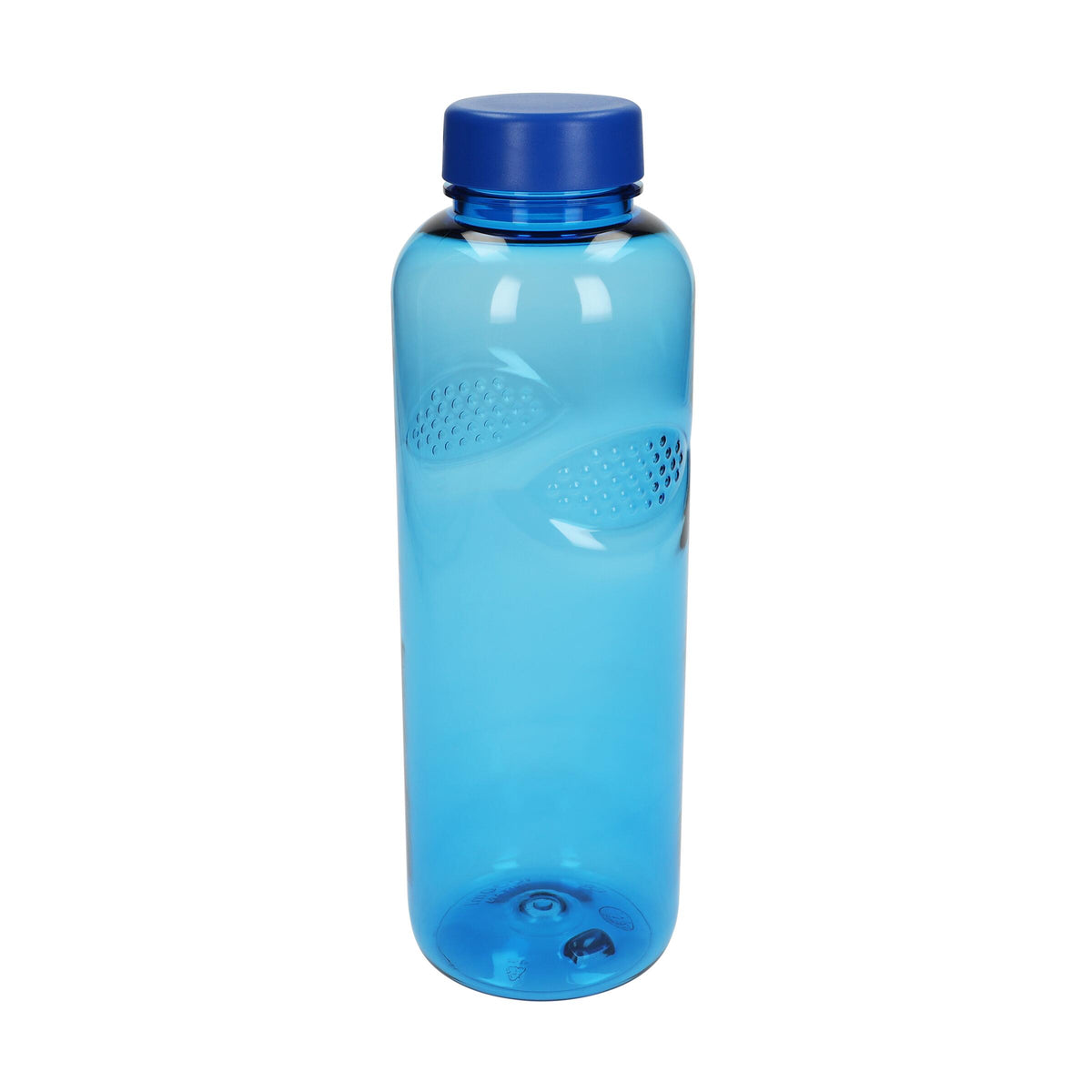 Trinkflasche Carve „Refresh“, 1,0 l – Transparent blau / Blau