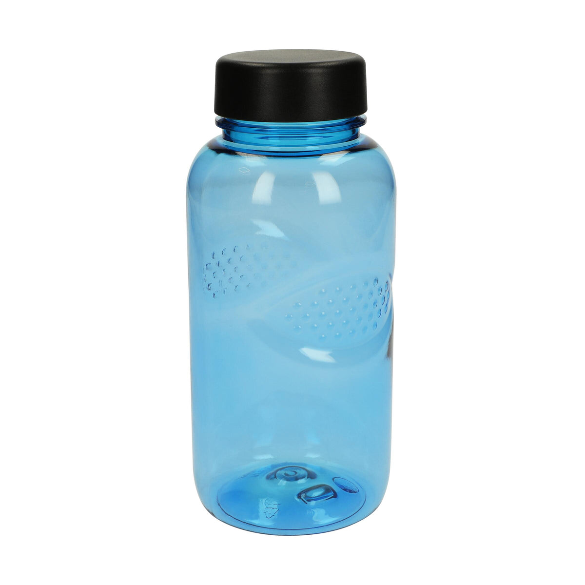 Trinkflasche Carve „Refresh“, 500 ml – Transparent blau / Schwarz