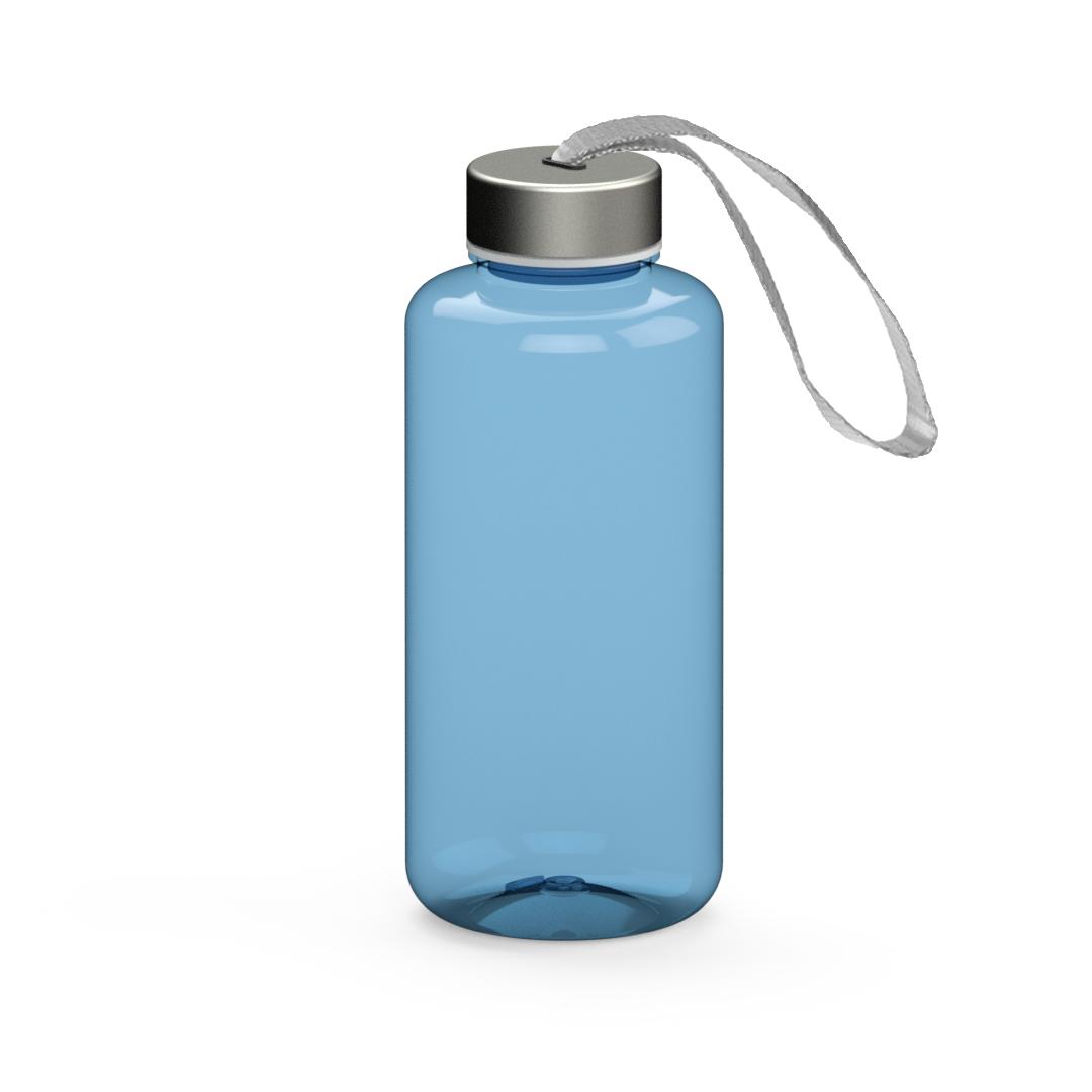 Trinkflasche „Pure“, 1,0 l – Transparent blau