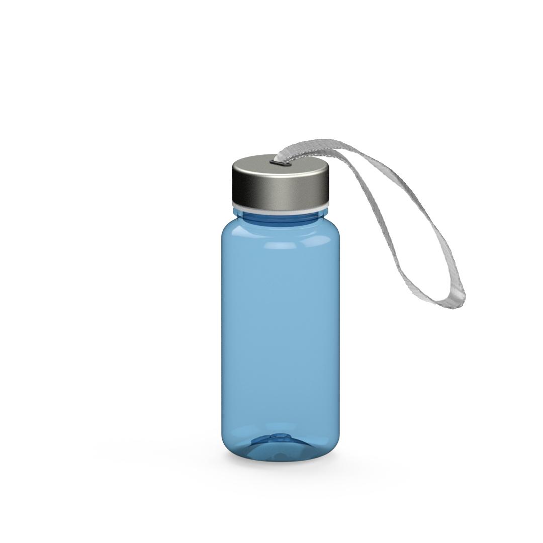 Trinkflasche „Pure“, 400 ml – Transparent blau
