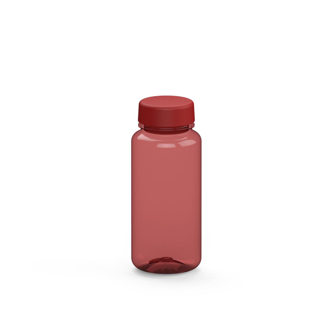 Trinkflasche „Refresh“, 400 ml – Transluzent rot / Rot