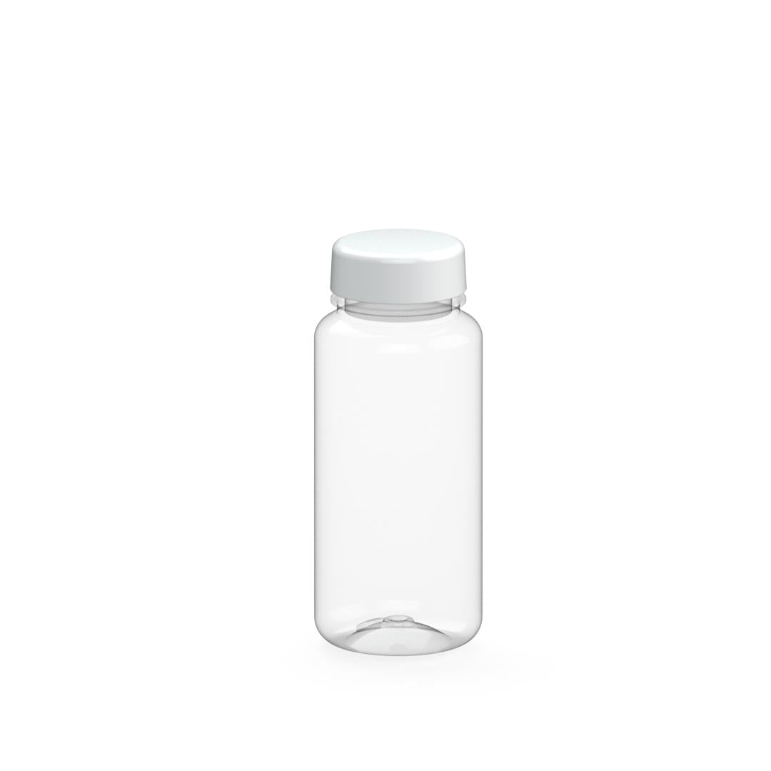 Trinkflasche „Refresh“, 400 ml – Transparent / Weiß