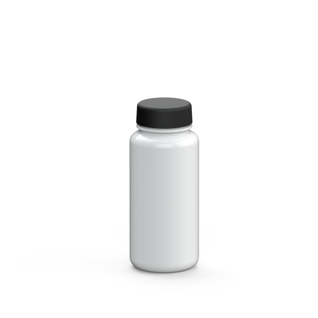 Trinkflasche „Refresh“, 400 ml – Weiß / Schwarz