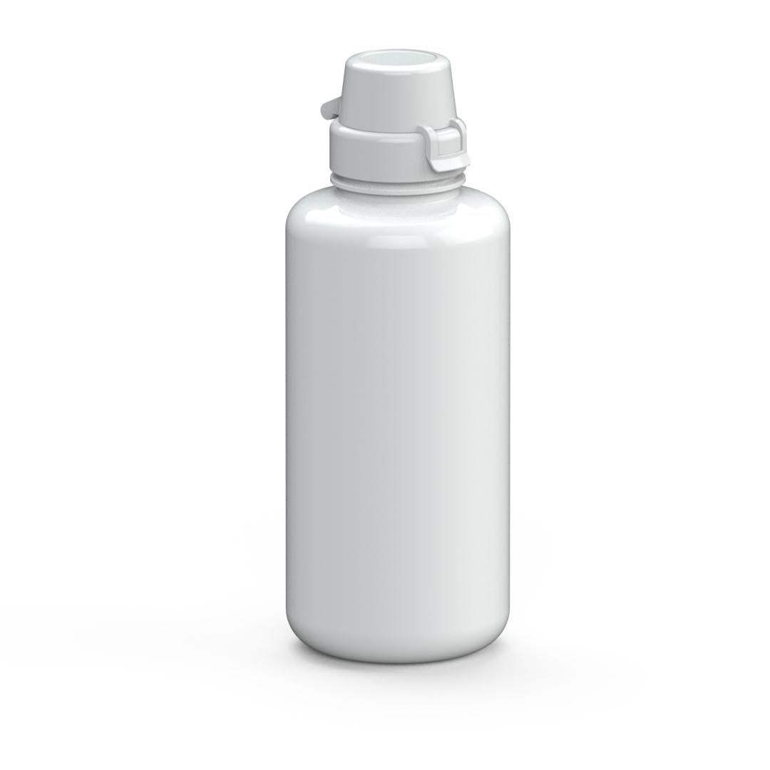 Trinkflasche „School“, 1,0 l – Weiß