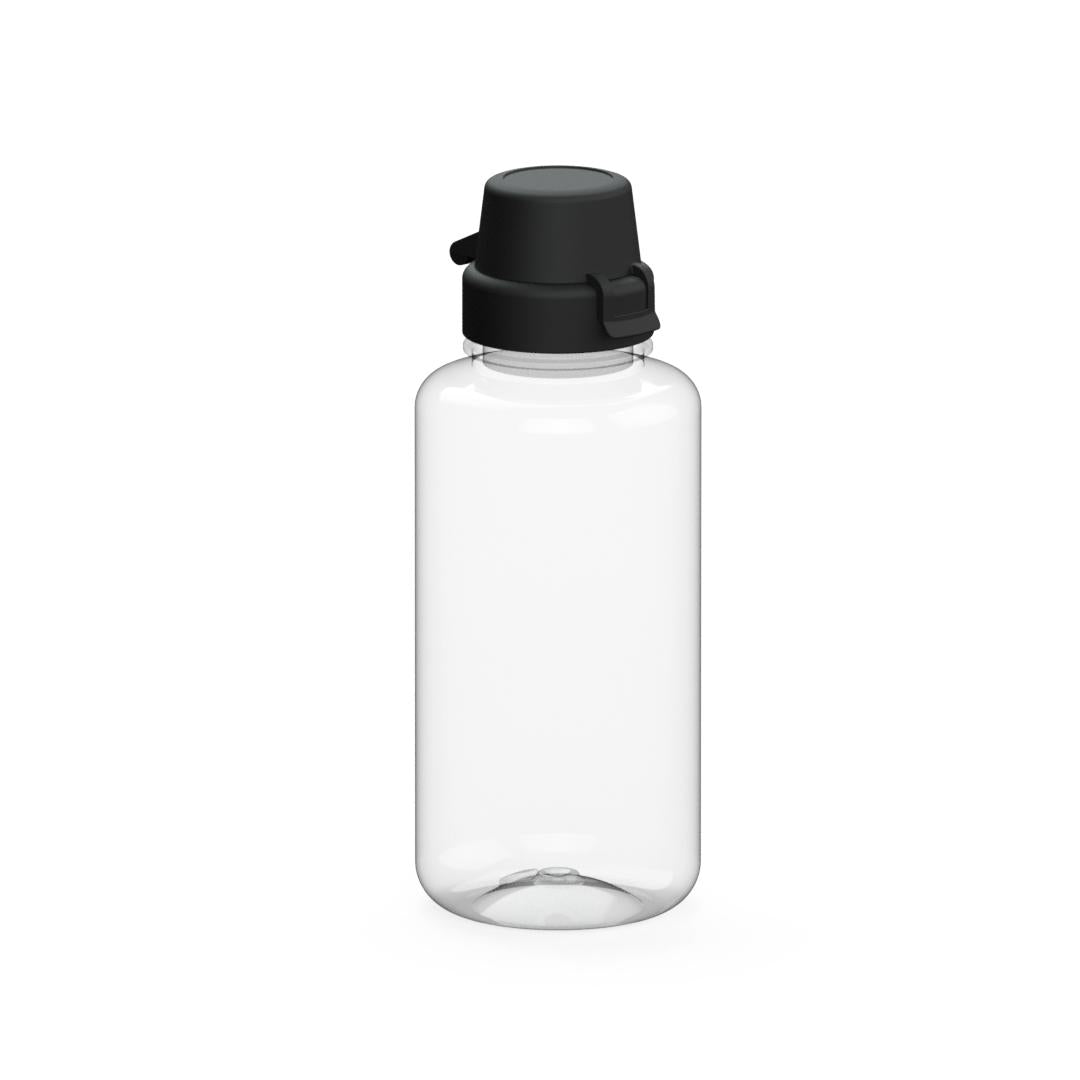 Trinkflasche „School“, 700 ml – Transparent / Schwarz