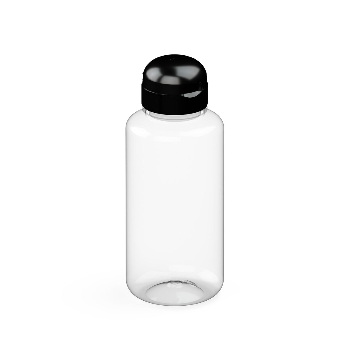 Trinkflasche „Sports“, 700 ml – Transparent / Schwarz