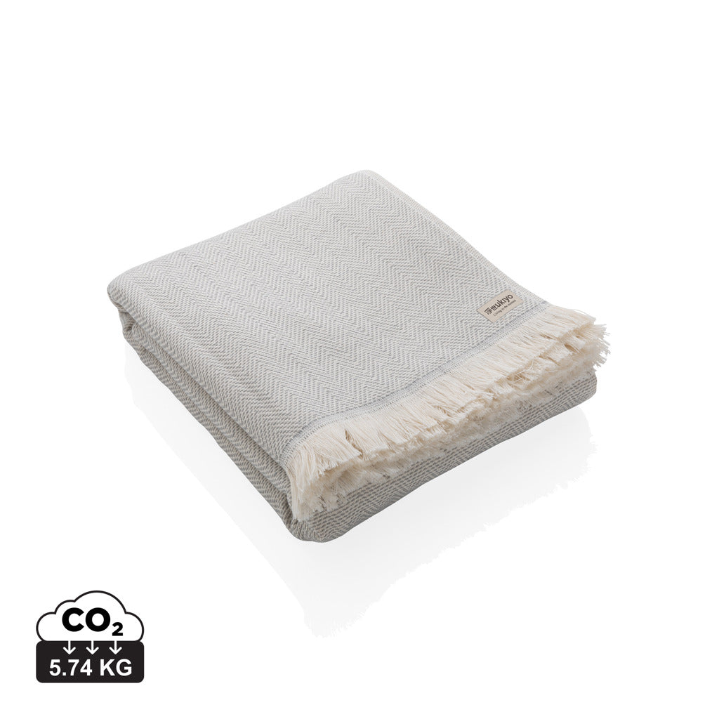 Ukiyo Hisako AWARE™ Four Seasons Handtuch/Decke 100x180cm – grau