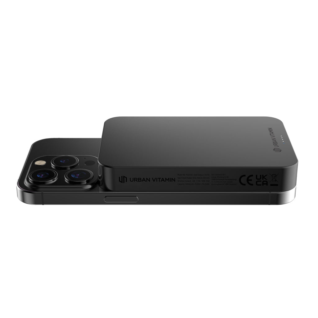 Urban Vitamin Compton 10000mAh Powerbank aus RCS Plastik/Alu – schwarz